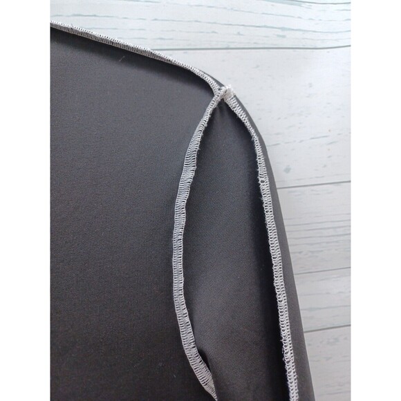 Womens Jumpsuit Black Long Sleeve Stretch Raw Demeanor M - Picture 6 of 9